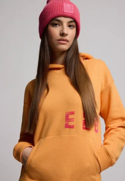 Damen Hoodie in Melange-Optik NORDIKA