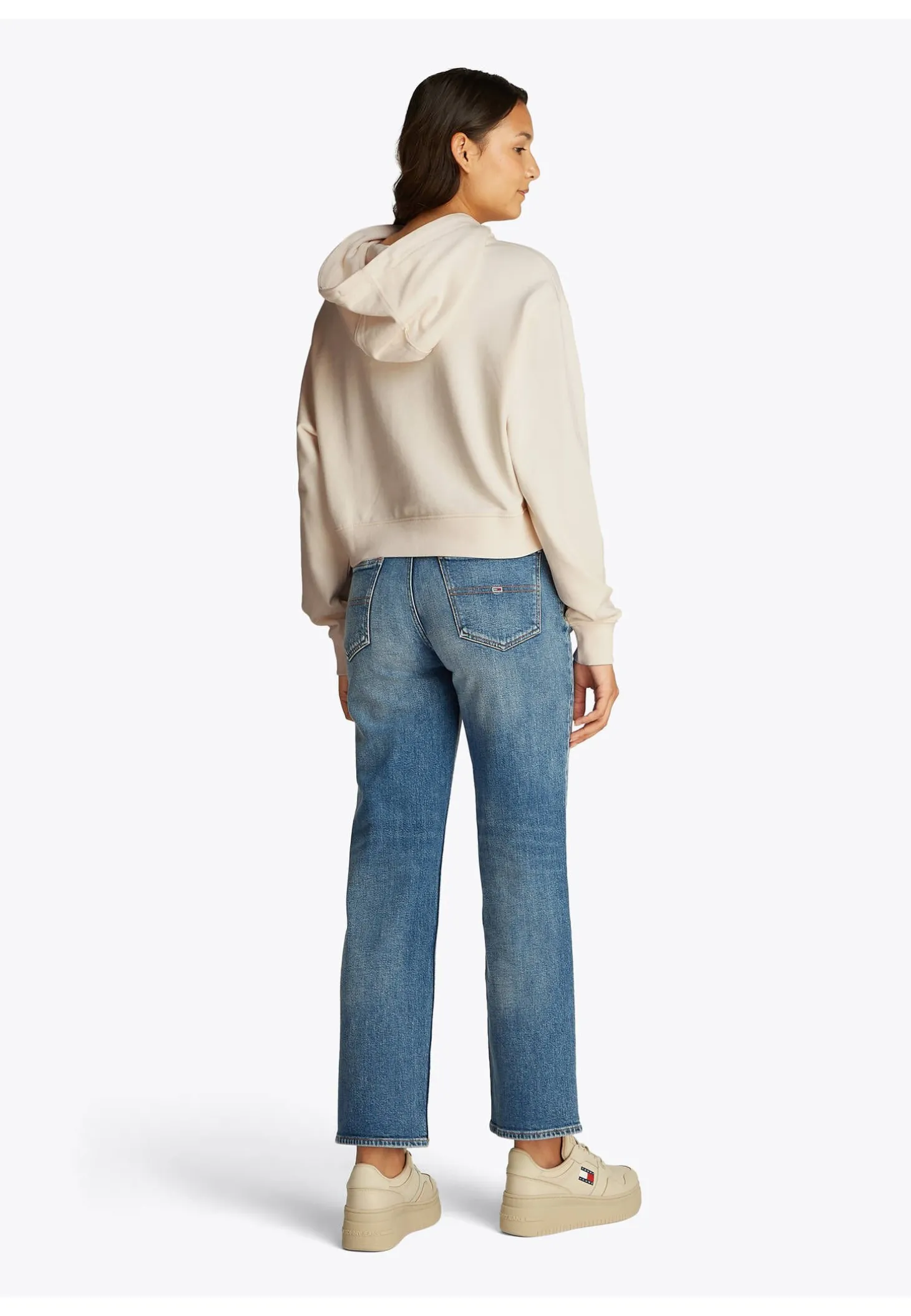 Damen Hoodie TJW RLX CROPPED SCRIPT