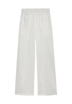 Damen Hose aus Baumwolle-Leinenmix