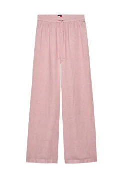 Damen Hose aus Baumwolle-Leinenmix