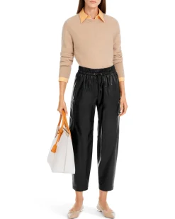 Damen Hose aus Kunstleder RANCHI Relaxed Fit