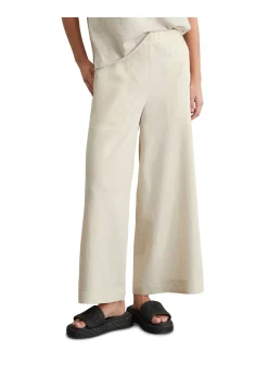 Damen Hose aus Lyocell-Leinen-Mix CULOTTE Wide Fit
