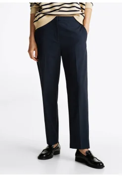 Damen Hose FLANNEL SLIM STRAIGHT PANT Slim Fit