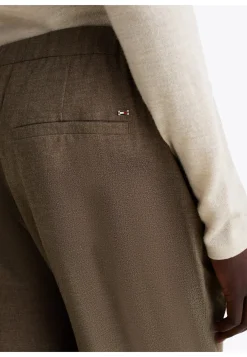 Damen Hose FLANNEL SLIM STRAIGHT PANT Slim Fit