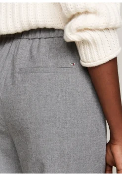 Damen Hose FLANNEL SLIM STRAIGHT PANT Slim Fit