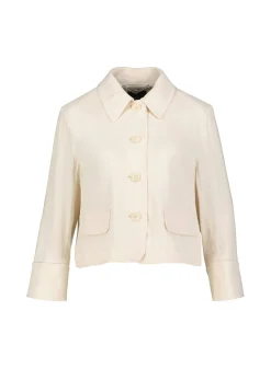 Damen Jacke aus Leinenmix