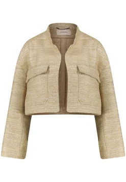 Damen Jacke aus Lurex-Tweed SHINY COOLNESS