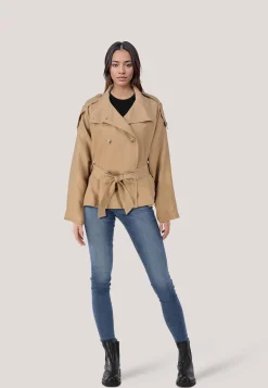 Damen Jacke aus Lyocell und Leinen ACLARA-1