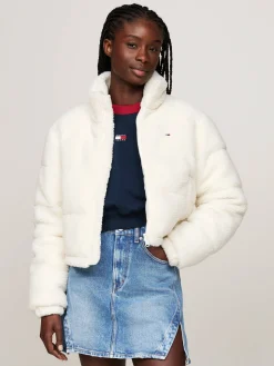 Damen Jacke aus Teddy-Fleece