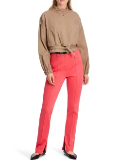 Damen Jacke kurz mit Taillengürtel