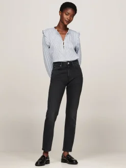 Damen Jeans SLIM CIGARETTE HW A IRIS Slim Fit verkürzt