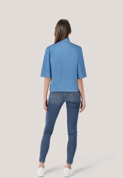 Damen Jeansbluse BYNEA