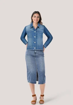 Damen Jeansjacke aus Candiani Denim