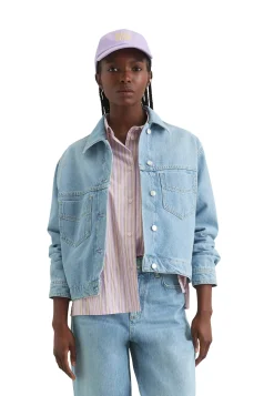 Damen Jeansjacke Oversized Fit
