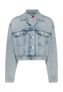 Damen Jeansjacke OVERSIZED CROPPED FIT TRUCKER JACKET