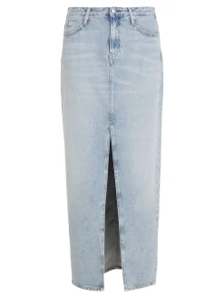 Damen Jeansrock MAXI SKIRT
