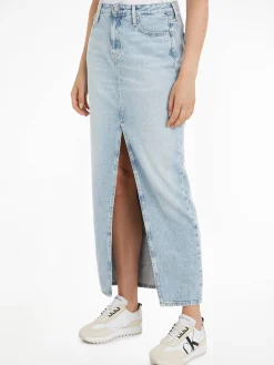 Damen Jeansrock MAXI SKIRT