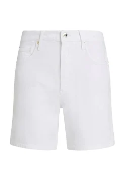 Damen Jeansshorts DNM STRAIGHT SHORT RW WHITE Straight Fit