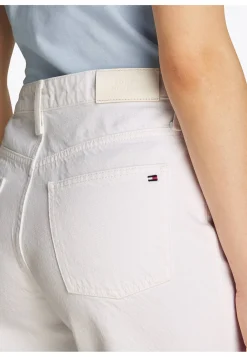 Damen Jeansshorts DNM STRAIGHT SHORT RW WHITE Straight Fit