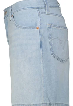 Damen Jeansshorts mit Leinen HIGH RISE BAGGY