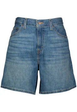Damen Jeansshorts mit Leinen HIGH BAGGY SHORT