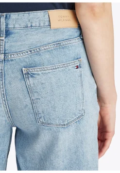 Damen Jeansshorts Straight Fit