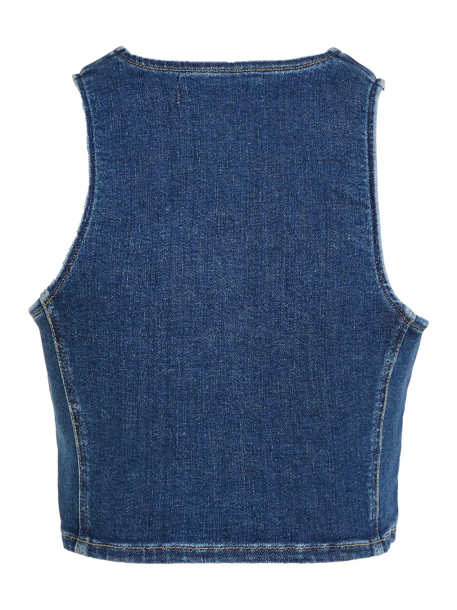 Damen Jeanstop mit Reißverschluss