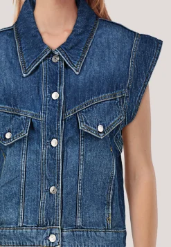 Damen Jeansweste C_DENIM VEST