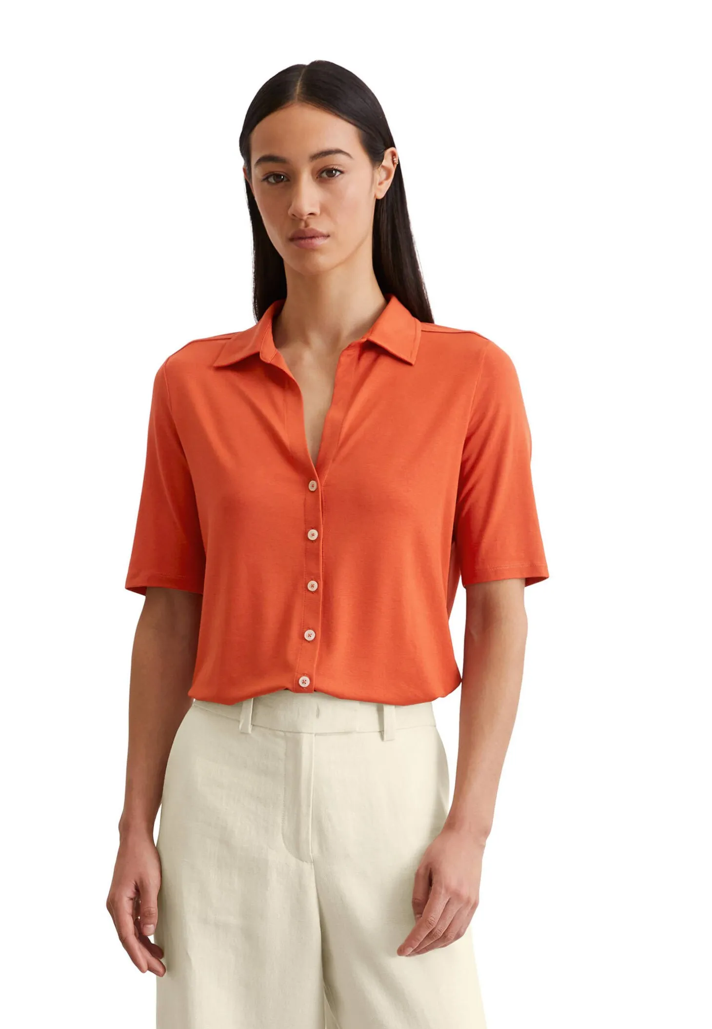 Damen Jerseybluse mit Viskose