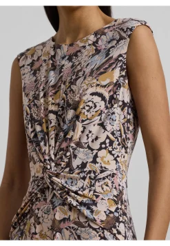 Damen Jerseykleid mit Twist-Effekt