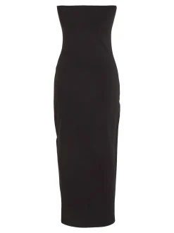 Damen Jerseykleid TJW MIDI BODYCON TUBE DRESS schulterfrei