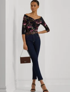 Damen Jerseyshirt Schulterfrei