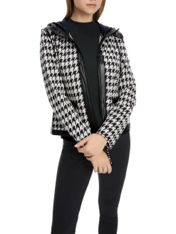 Damen Kapuzenjacke im Chickcheck-Dessin