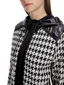 Damen Kapuzenjacke im Chickcheck-Dessin