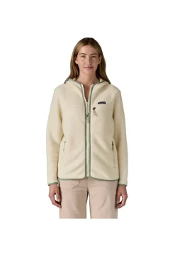 Damen Kapuzenjacke RETRO PILE FLEECE HOODIE