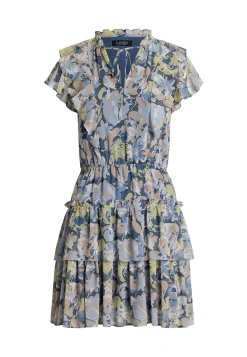 Damen Kleid aus Georgette-Gewebe