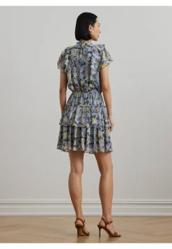 Damen Kleid aus Georgette-Gewebe