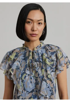 Damen Kleid aus Georgette-Gewebe