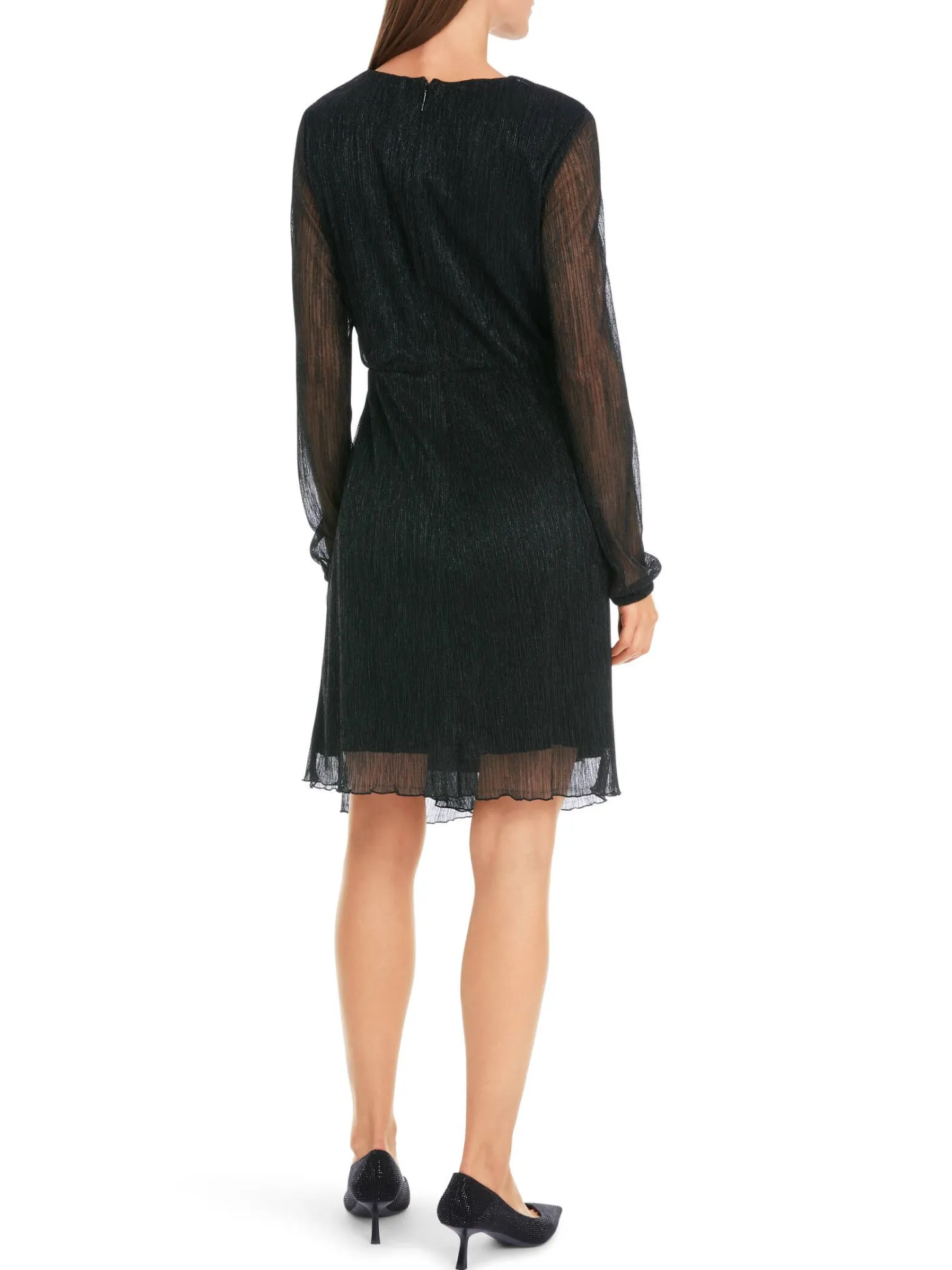 Damen Kleid aus Metallic-Jersey