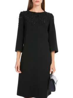 Damen Kleid mit Kristallsteinen