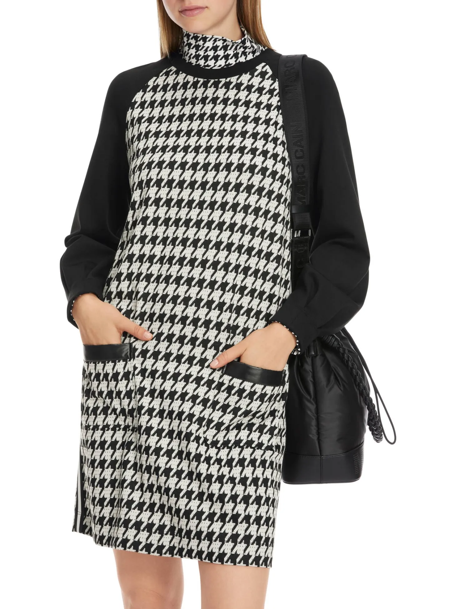 Damen Kleid mit Stehkragen