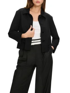 Damen Kurzjacke mit Ärmelschlitzen