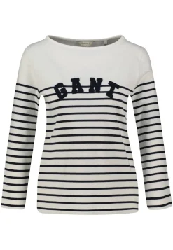 Damen Langarmshirt BRETON STRIPED Regular Fit