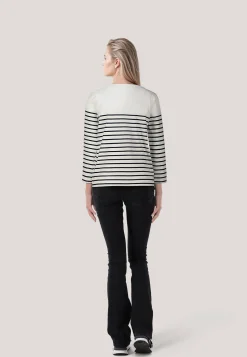 Damen Langarmshirt BRETON STRIPED Regular Fit