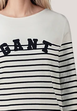 Damen Langarmshirt BRETON STRIPED Regular Fit