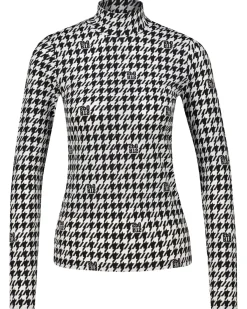 Damen Langarmshirt im Chickcheck-Dessin