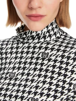 Damen Langarmshirt im Chickcheck-Dessin