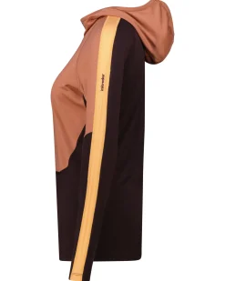 Damen Langarmshirt mit Kapuze aus Wolle SONEBULA Slim Fit