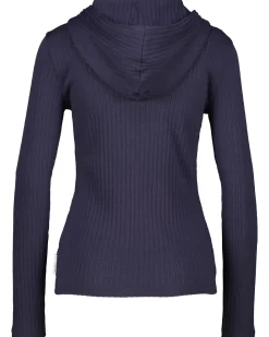 Damen Langarmshirt mit Kapuze aus Bio-Baumwolle