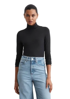 Damen Langarmshirt mit Rollkragen